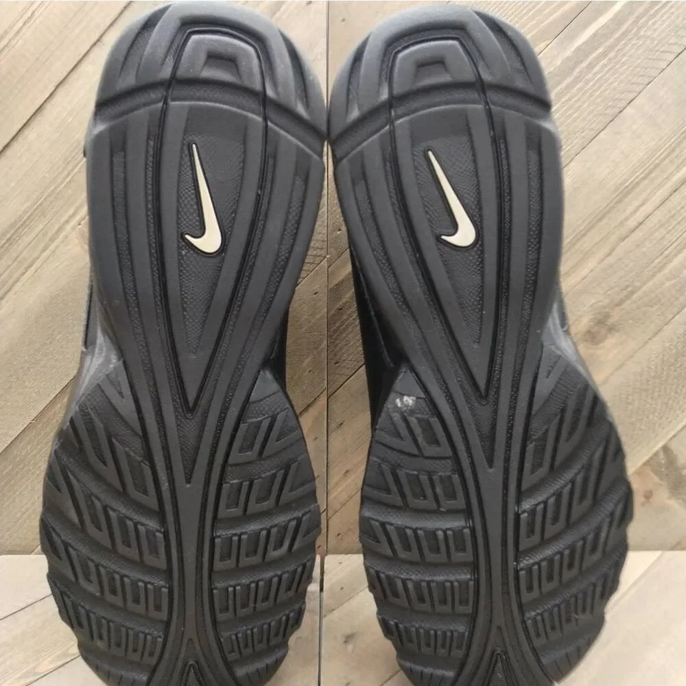 Nike View 3 Walking Shoes Womens Size 10 Triple Black Athletic Sneakers Walking_8